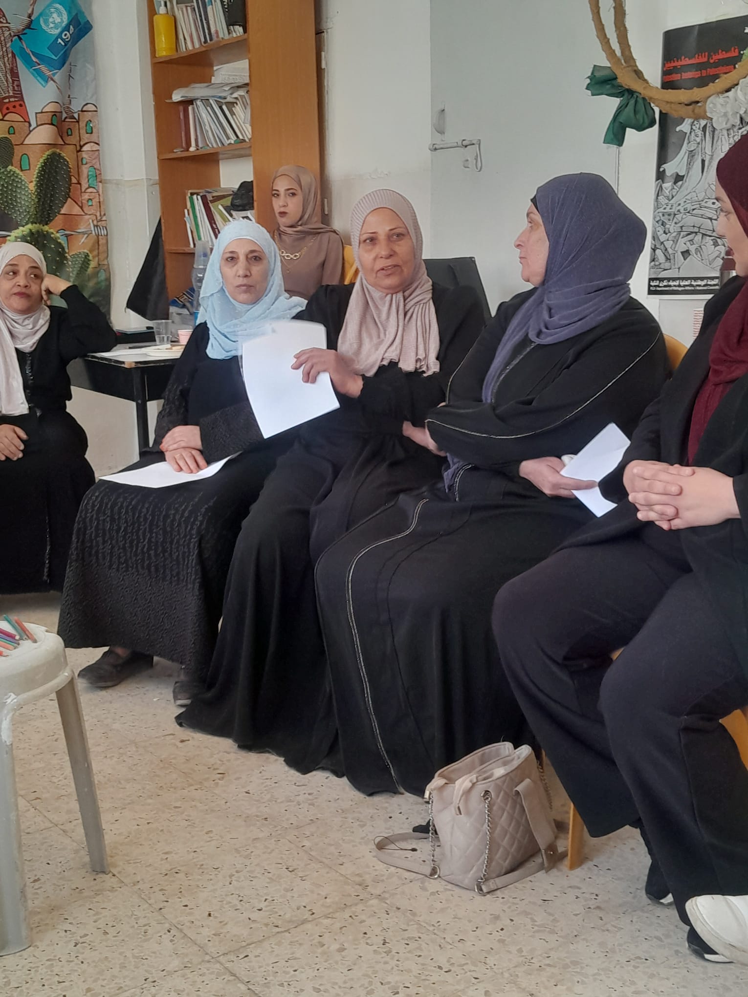 لقاء حول إدارة الضغوط النفسية في مخيم عقبة جبر اربحا